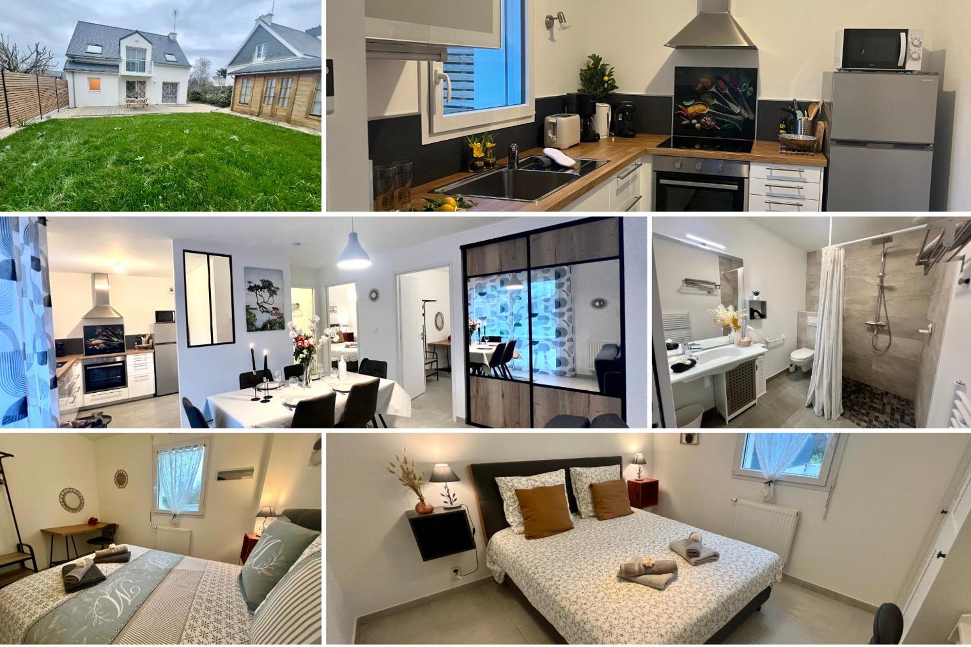 Le Belaven, Neuf, Cosy, Terrasse, Jardin, Kerfany Plage, 1 A 6 Pers Moelan-sur-Mer Exterior foto