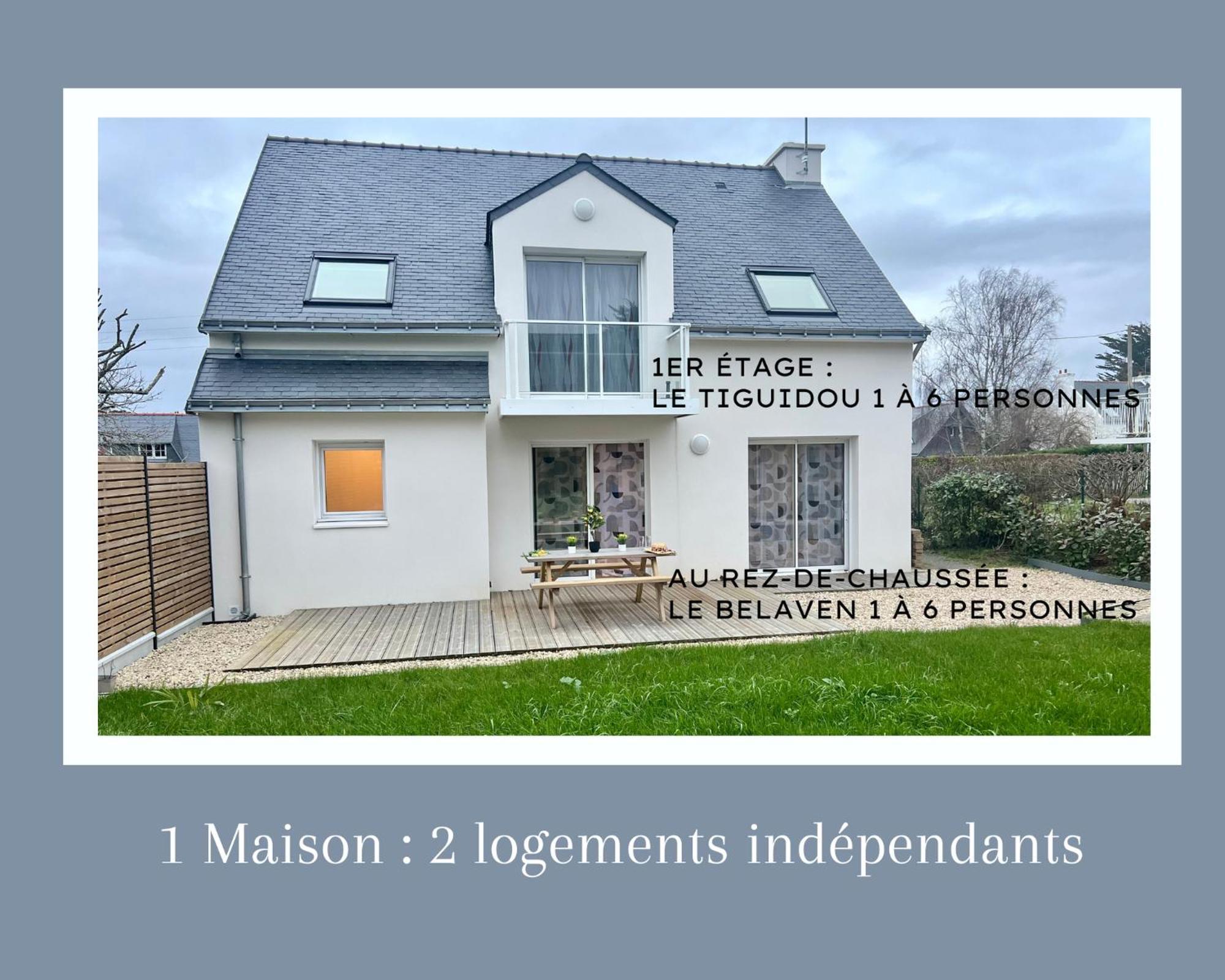 Le Belaven, Neuf, Cosy, Terrasse, Jardin, Kerfany Plage, 1 A 6 Pers Moelan-sur-Mer Exterior foto